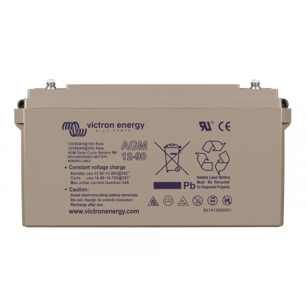 Victron Energy 12V/90Ah AGM Deep Cycle Battery